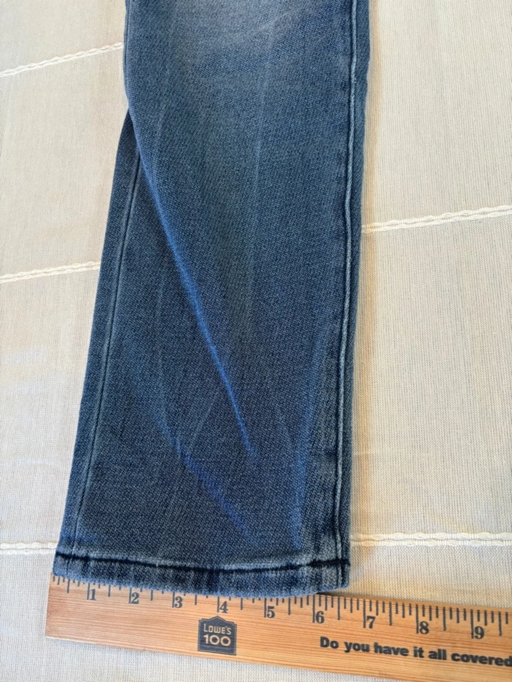True Religion Rocco Moto Relaxed Skinny Jeans Blue Denim Men’s Size 32
